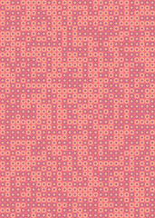 Abstract Geometric Pattern generative computational art illustration