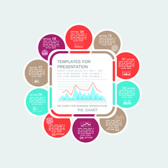 Infographic design template, business concept with steps or processes