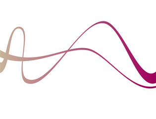 Wavy lines with brown and purple gradations