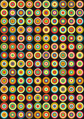 Abstract Geometric Pattern generative computational art illustration