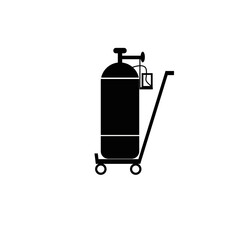 oxygen cylinder transparent image