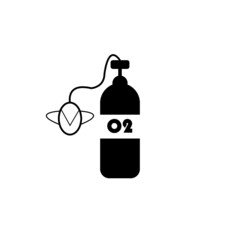 The oxygen cylinder for the urgent patient