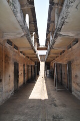 Abandoned prison in a former fort in Accra, Ghana.