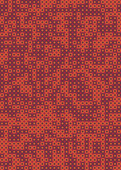 Obraz premium Abstract Geometric Pattern generative computational art illustration