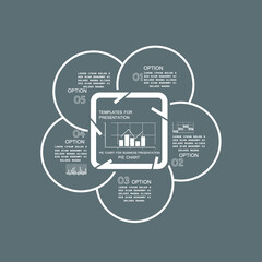 Infographic design template, business concept with steps or processes