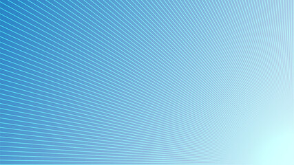 Abstract Sky Background with Sunburst Geometric Lines. Creative Modern Blue Background Vector.  - obrazy, fototapety, plakaty