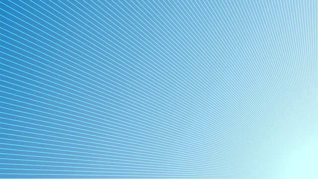 Abstract Sky Background with Sunburst Geometric Lines. Creative Modern Blue Background Vector. 