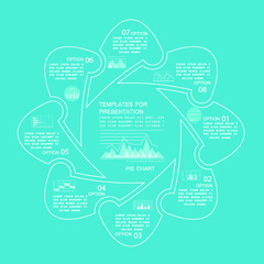 Infographic design template, business concept with steps or processes