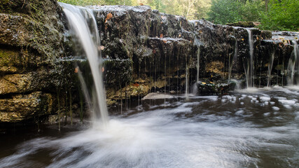 Riezupe waterfall, near Kuldiga, Latvia.