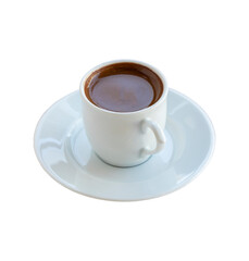 Fototapeta na wymiar turkish coffee isolated on white background