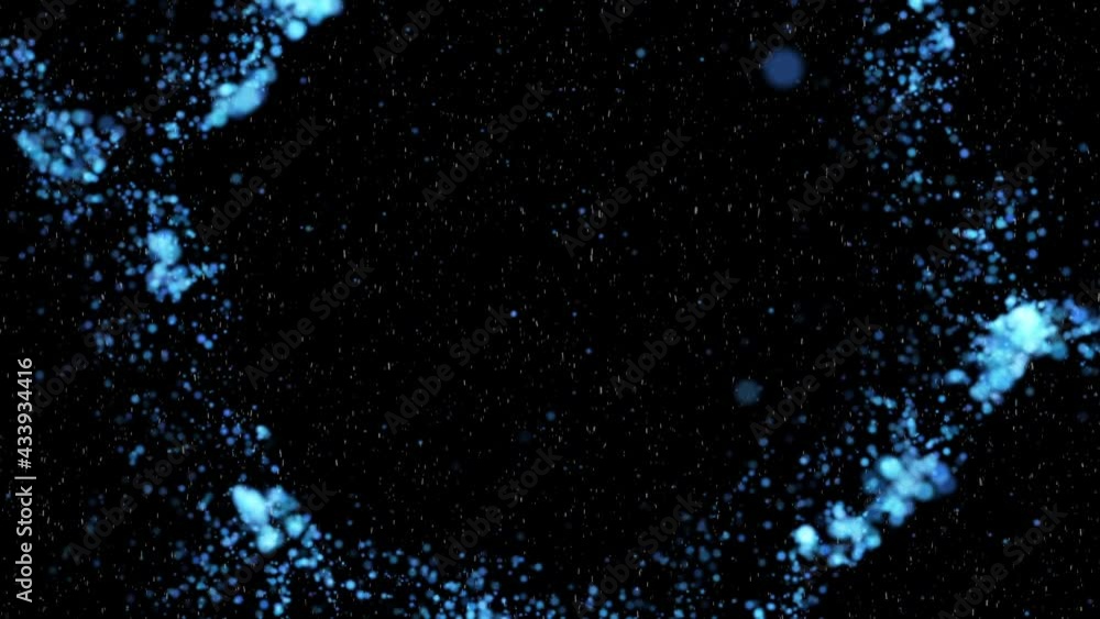 Canvas Prints abstract cosmic hole in the universe. close-up. the particles move, creating a plasma, portal effect