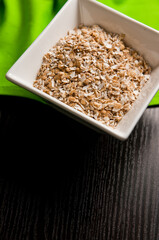 Homemade muesli healthy organic vegan food