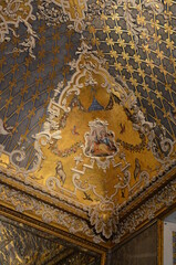 Fototapeta na wymiar interior of Palazzo Madama, Piazza Castello, Turin (Torino)