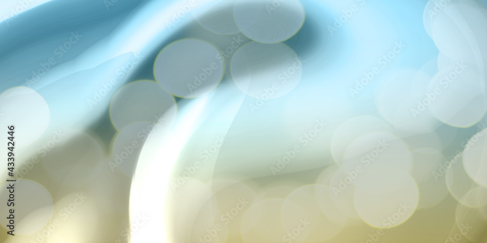 Poster abstract blurry background with colorful flares and bokeh