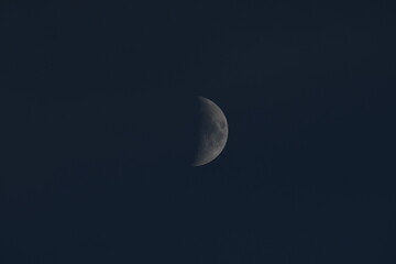 Obraz na płótnie Canvas Mond, Krater, Planet, Mondlicht, Natur