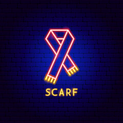 Scarf Neon Label