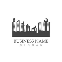 Obraz premium city skyline vector illustration template