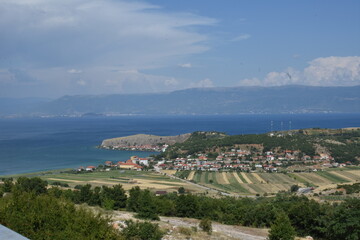 view of the sea from the sea
