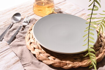 ボタニカルな配膳の風景