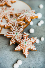 Christmas gingerbread cookies