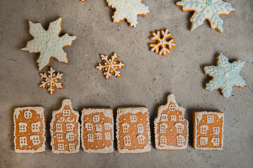 Christmas gingerbread cookies