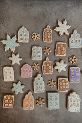 Christmas gingerbread cookies