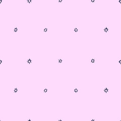 seamless pattern in the form of small gray stars on a pale pink background for prints on fabrics for pastel linen, towels, underwear, as well as for decorating bedroom interiors © Сергей Вербовский