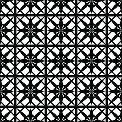 abstract seamless black and white pattern in the form of a mesh ornament for prints on fabrics, packaging, ceramics and also for interior decoration