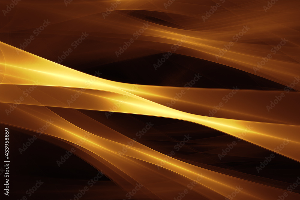 Canvas Prints abstract gold background that resembles motion of silk and fluid
