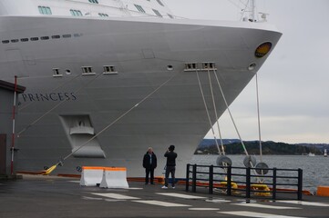 cruise ship in port