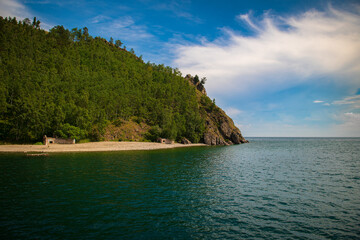 Fototapeta premium Walk on the lake, beautiful landscape