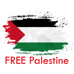 Free Palestine t-shirt design vector