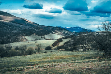 Landscape in the mountains