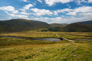 Loch Lee Glen Esk Circular Walk is a 15.8 kilometre loop trail located near Brechin. Farm house in...