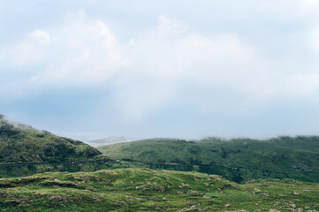 Fototapeta premium Beautiful landscape panorama of Snowdonia National Park in North Wales, UK