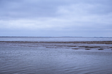 The Wadden Sea at the North Sea in Lower Saxony
