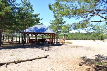 Pustynia Bledowska, wydmy, piasek, dawny poligon wojskowy, Rezerwat Przyrody, Natura 2000, atrakcje , teren rekreacyjny, 