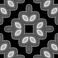 Design seamless decorative lacy pattern