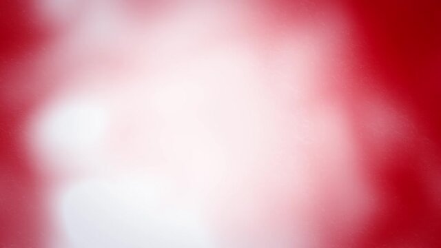 Red background with animated white light.
