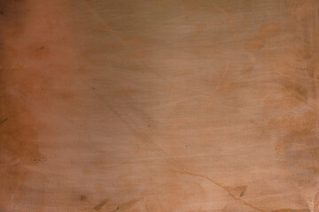 Brazen background from textolite. Empty copper background. 
