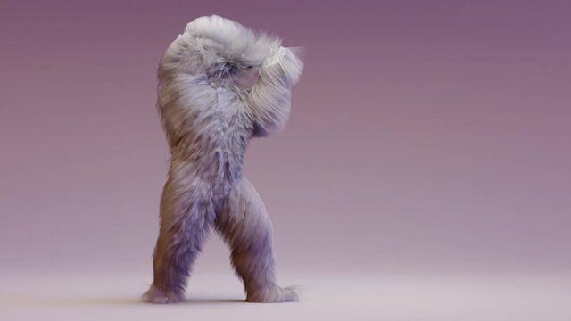 looped Hairy Monster Dancing tut hip hop
