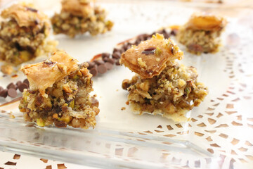 Baklava postres árabes muy deliciosos