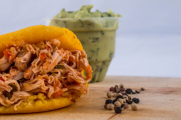 Arepas venezolanas de diferentes sabores