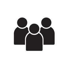 People icon. Icon set. People simple illustration