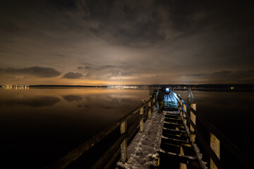 Herrsching across the Ammersee Lake