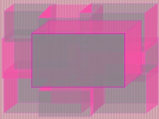 pink background abstract pattern frame art trendy texture illustration gray cube geometric repeat wallpaper retro