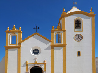 Church Igreja de Nossa Senhora da Luz de Lagos at the Algarve coast of Portugal