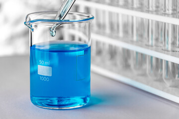 Tube with liquid inside