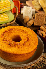 Typical sweets for the Brazilian June party.