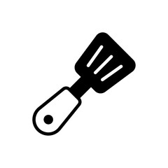 Slotted Spatula Vector Solid Icon. EPS 10 FIle
